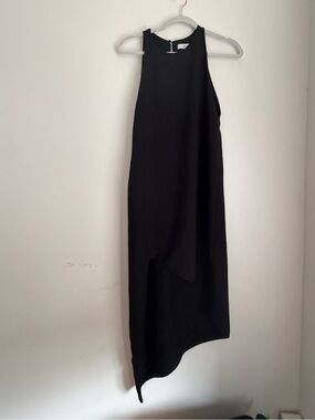 IRO Black Asymmetrical Sleeveless Dress